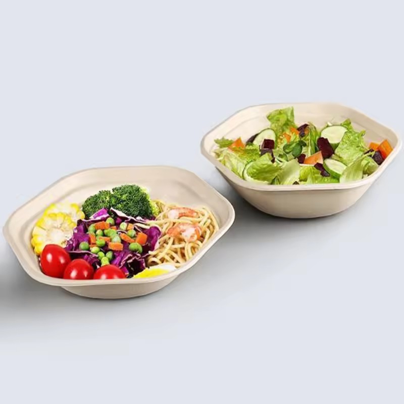 Bagasse Hexagonal Bowls