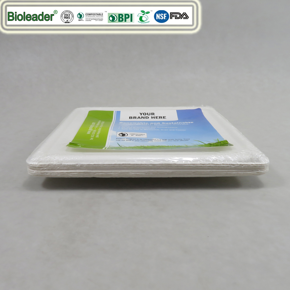 compostable square plates