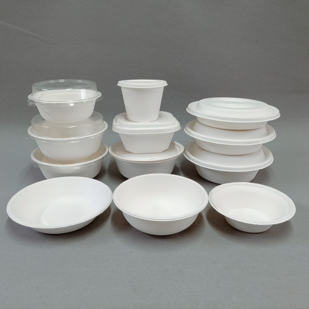 Sugarcane Bagasse Compostable Fiber Bowls