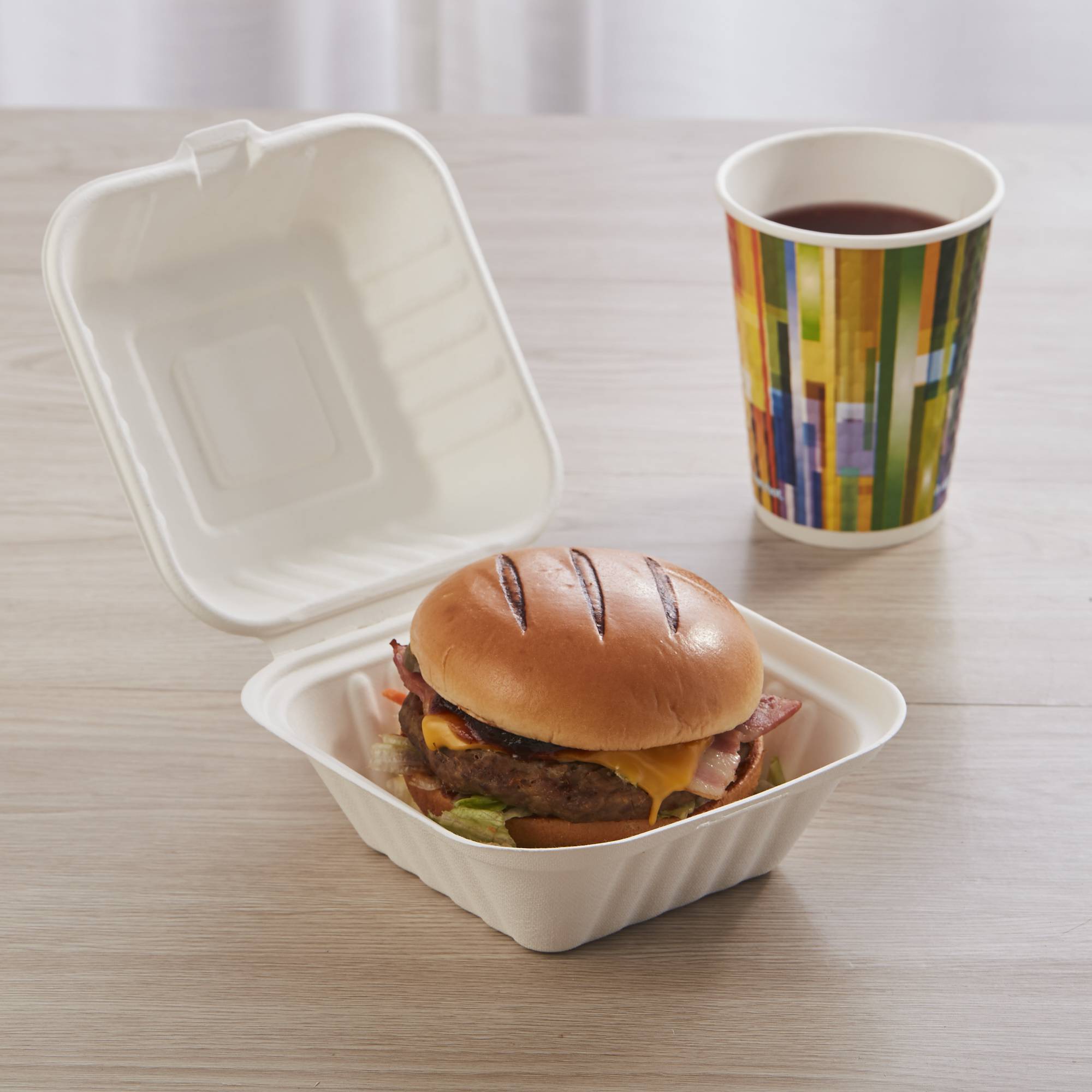 Eco Friendly Compostable Burger Box