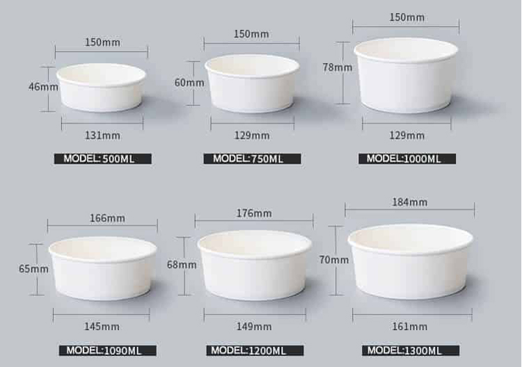 white paper salad bowls