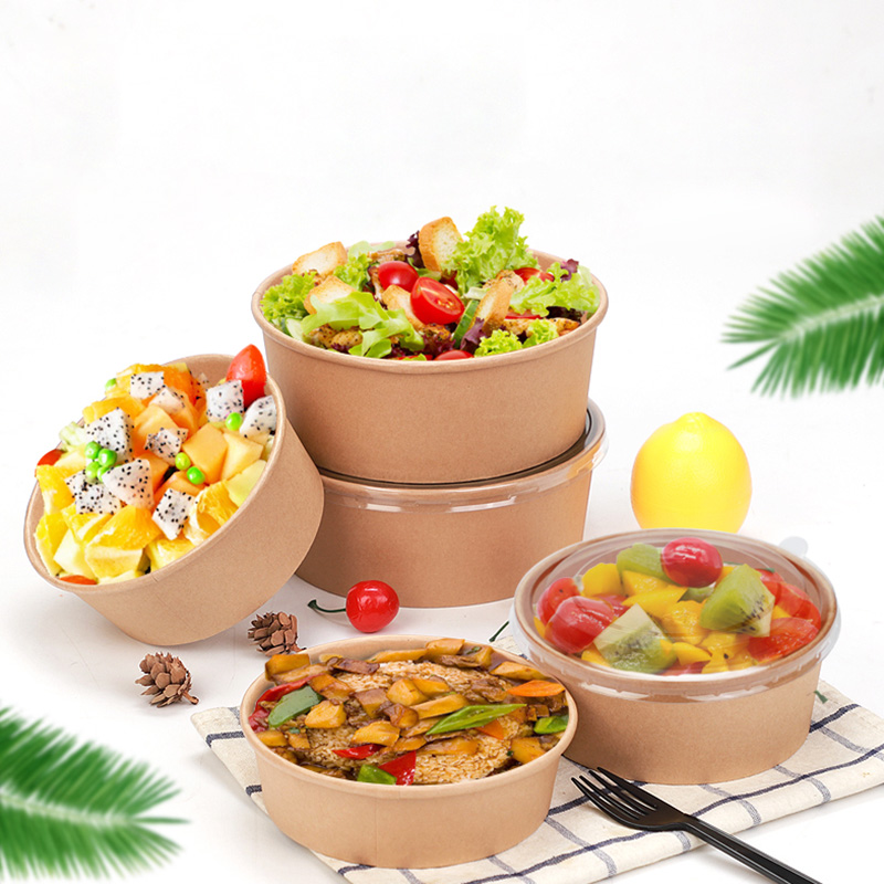 Disposable Salad Bowls with Lids